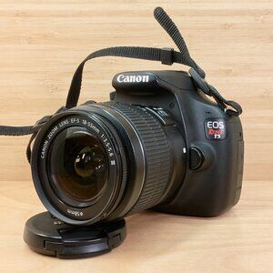 Canon EOS Rebel T5 dslr Camera / EF-S 18-55mm III Lens / Tested Working